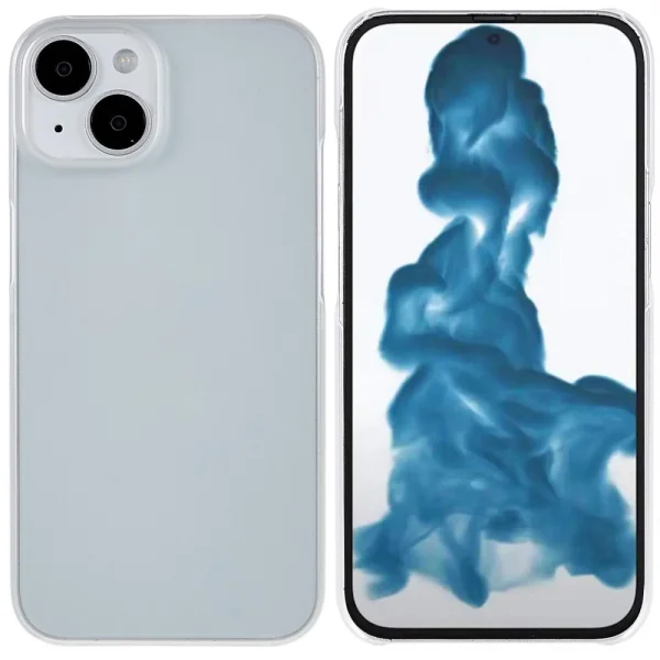Rubberized Plastic Case for Iphone 14 Plus, Transparent 1