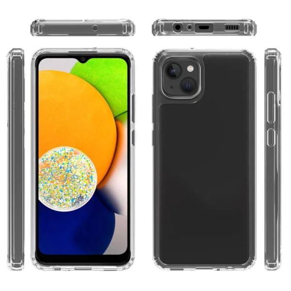 Drop-proof silicone case for Iphone 14, transparent 2