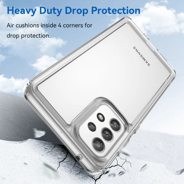 Silicone case Candy for Samsung Galaxy A33 5G, Transparent 3