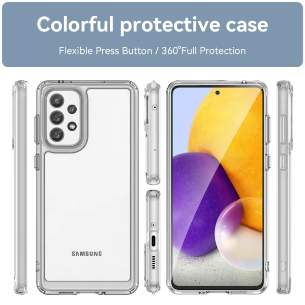 Silicone case Candy for Samsung Galaxy A33 5G, Transparent 2