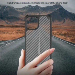 Удароустойчив Калъф Shockproof Carbon за Iphone 14 Plus, Черен 4