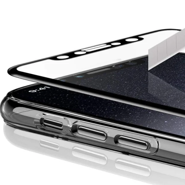 5D Full Glass Screen Protector for iPhone X / Xs / iPhone 11 Pro, Black 4