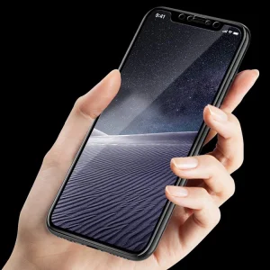 5D Full Glass Screen Protector for iPhone X / Xs / iPhone 11 Pro, Black 5