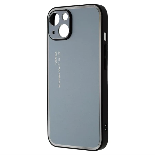 Алуминиев Калъф Soft Matte за Iphone 14, Син 3