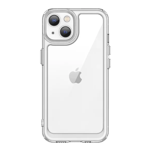 Shockproof case Acrylic Clear for iPhone 14 Plus, Transparent 1
