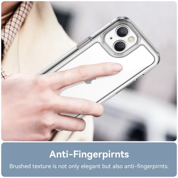 Shockproof case Acrylic Clear for iPhone 14 Plus, Transparent 5