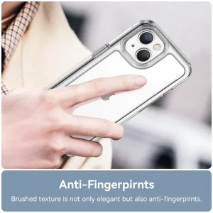 Shockproof case Acrylic Clear for iPhone 14 Plus, Transparent 5