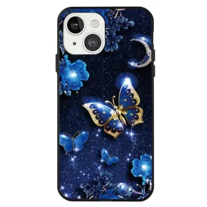 Силиконов калъф Matte за iPhone 14 Plus, Пеперуда