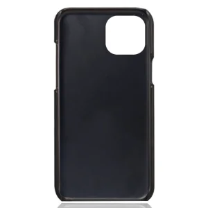 Plastic case PU Leather Coated for Iphone 14 Plus, black 4