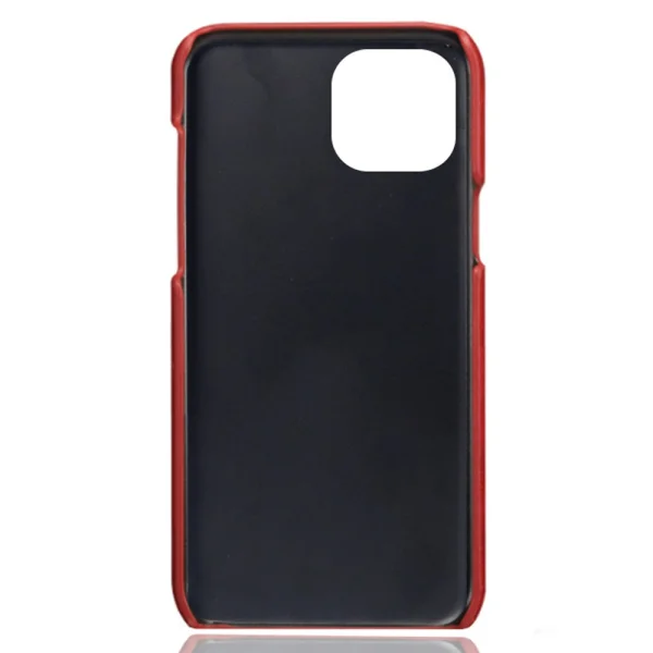 Plastic case PU Leather Coated for Iphone 14 Plus, red 4