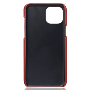 Plastic case PU Leather Coated for Iphone 14 Plus, red 4