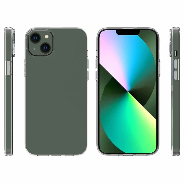 Силиконов калъф за Iphone 14 Plus, прозрачен 6