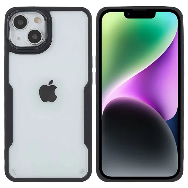 Shockproof Electroplating case for iPhone 14 Plus, Black 1