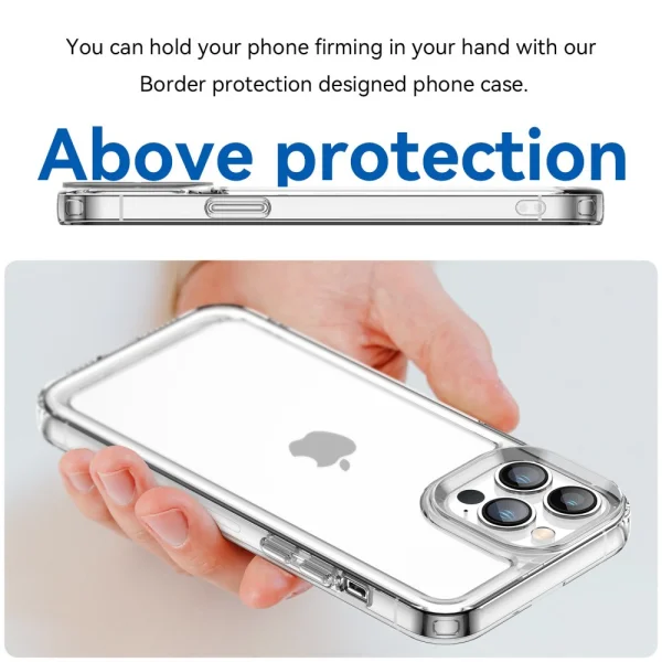 Силиконов калъф Candy за iPhone 13 Pro, Прозрачен 4