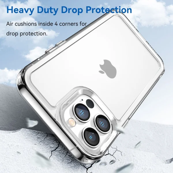 Силиконов калъф Candy за iPhone 13 Pro, Прозрачен 3