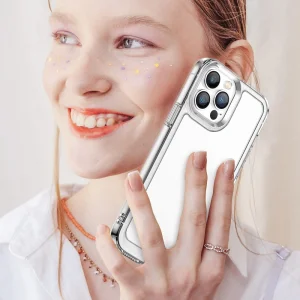 Силиконов калъф Candy за iPhone 13 Pro, Прозрачен 5