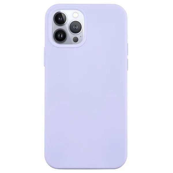 Silicone case Anti-scratch for iPhone 14 Pro Max, Light purple 1