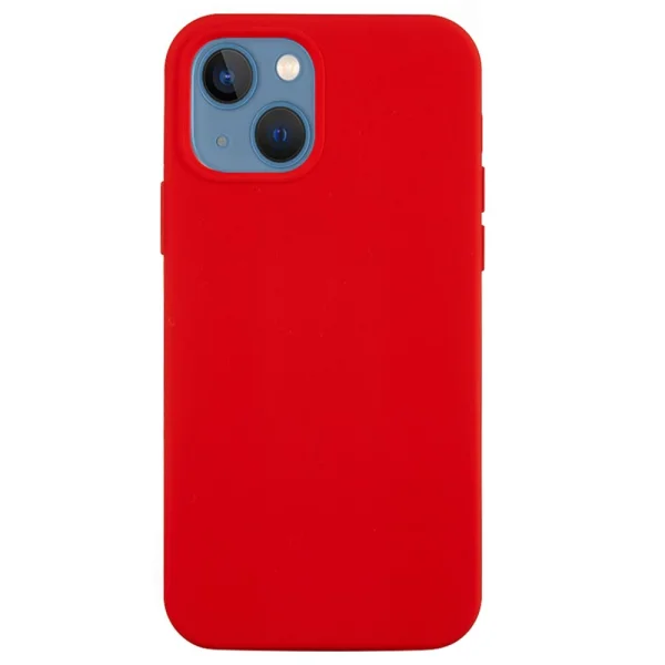 Силиконов калъф Anti-scratch за iPhone 14 Plus, Червен 1