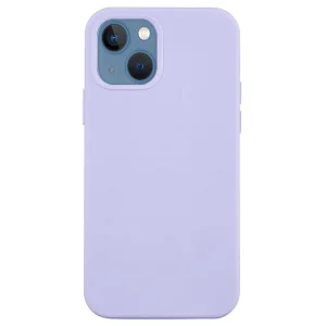 Силиконов калъф Anti-scratch за iPhone 14, Светло лилав