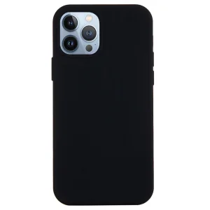 Силиконов калъф Anti-scratch за iPhone 14 Pro, Черен