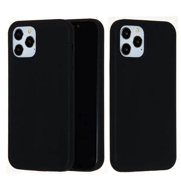 Силиконов калъф Anti-scratch за iPhone 13 Pro, Черен 5