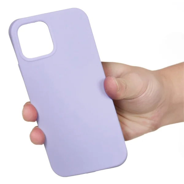 Silicone case Anti-scratch for iPhone 13 Pro, Purple 3