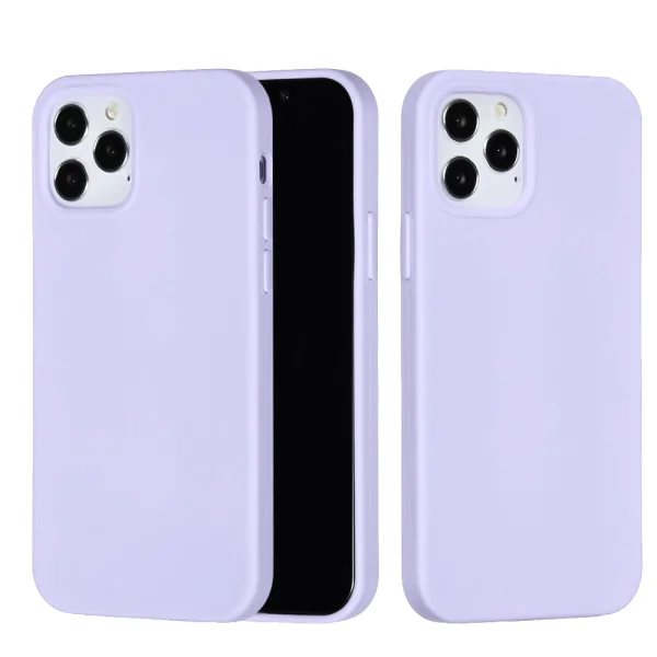 Silicone case Anti-scratch for iPhone 13 Pro, Purple 5