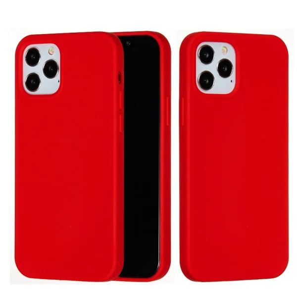 Anti-scratch silicone case for iPhone 13 Pro Max, Red 5