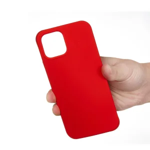 Anti-scratch silicone case for iPhone 13 Pro Max, Red 3