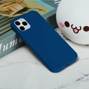 Anti-scratch Silicone Case for iPhone 13 Pro Max, Dark Blue 6