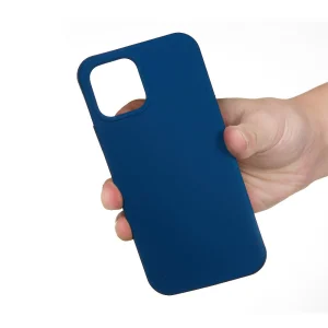 Anti-scratch Silicone Case for iPhone 13 Pro Max, Dark Blue 3