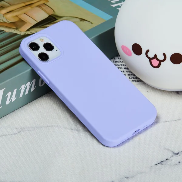 Silicone case Anti-scratch for iPhone 13 Pro Max, Purple 6