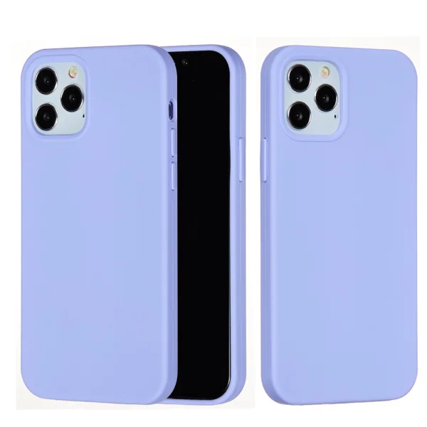 Silicone case Anti-scratch for iPhone 13 Pro Max, Purple 5