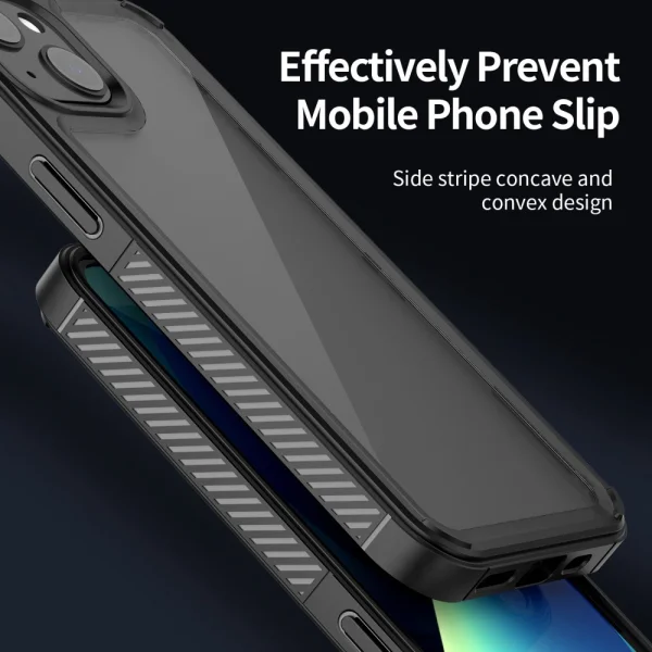 Удароустойчив Калъф Forerunner Series за Iphone 14 Plus, черен 6
