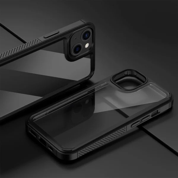 Удароустойчив Калъф Forerunner Series за Iphone 14 Plus, черен 2