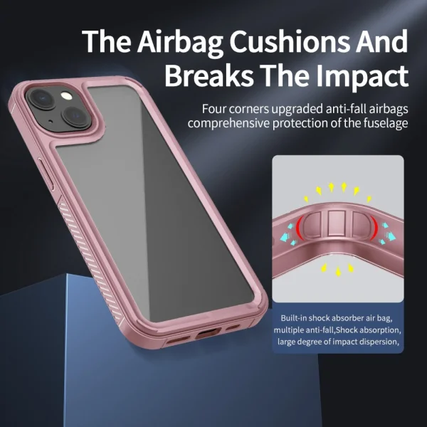 Shockproof case Forerunner Series for Iphone 14 Plus, pink 4