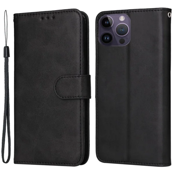 Калъф Тефтер Magnetic Wallet за Iphone 14 Pro, черен 1