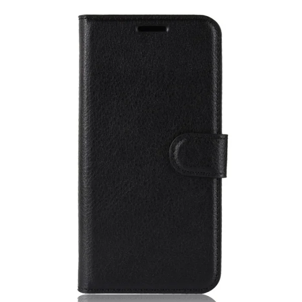 Litchi Flip Case for Huawei Mate 20 Pro, Black 1