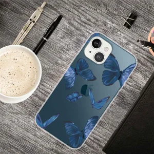 Silicone case for iPhone 14 Plus, Butterfly 3
