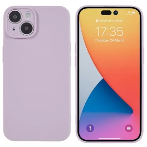 Silicone case Matte for iPhone 14 Plus, light purple 3