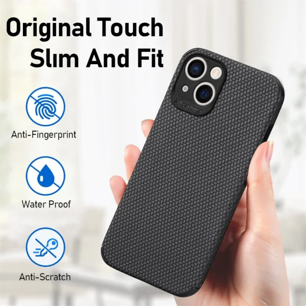 Silicone case Coated for iPhone 14 Plus, black 5