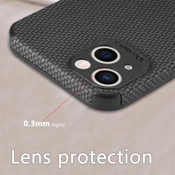 Silicone case Coated for iPhone 14 Plus, black 4