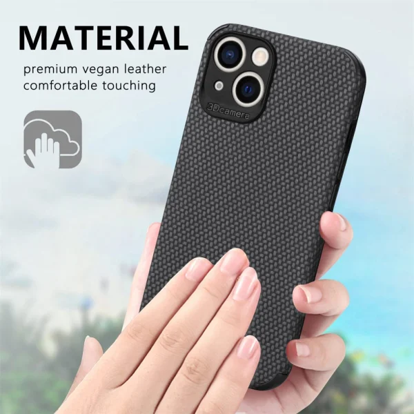 Silicone case Coated for iPhone 14 Plus, black 2