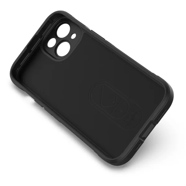 Wear resistant silicone case for iPhone 14 Plus, black 2
