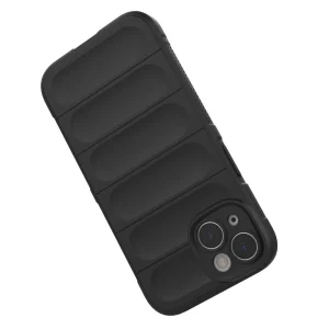 Wear resistant silicone case for iPhone 14 Plus, black 3