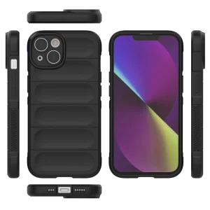 Wear resistant silicone case for iPhone 14 Plus, black 5