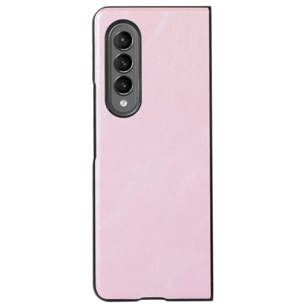 Plastic Case Shockproof Anti-fall for Samsung Galaxy Z Fold 4 5G, Pink 3