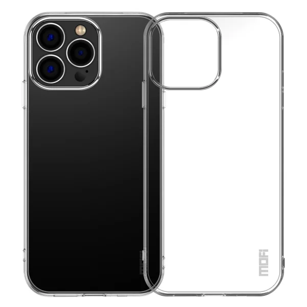 MOFI Silicone Case for iPhone 14 Pro Max, Transparent 1