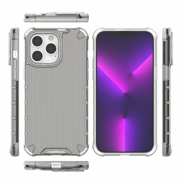 Shockproof Case Scratch Proof for Iphone 14 Pro Max, Gray 4