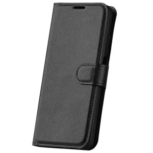 Leather Flip Case for iPhone 14, Black 5